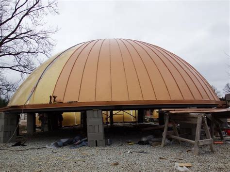 sheet metal dome layout|dome shaped metal buildings.